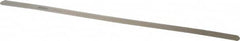 SPI - 0.15mm Thick x 1/2 Inch Wide x 12 Inch Leaf Length, Parallel Feeler Gage - High Carbon Steel - Americas Industrial Supply