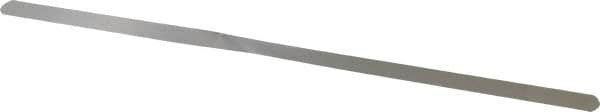 SPI - 0.03mm Thick x 1/2 Inch Wide x 12 Inch Leaf Length, Parallel Feeler Gage - Tempered Steel - Americas Industrial Supply