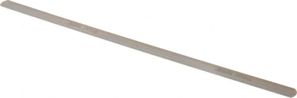 SPI - 0.3mm Thick x 1/2 Inch Wide x 12 Inch Leaf Length, Parallel Feeler Gage - High Carbon Steel - Americas Industrial Supply