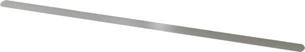 SPI - 0.05mm Thick x 1/2 Inch Wide x 12 Inch Leaf Length, Parallel Feeler Gage - High Carbon Steel - Americas Industrial Supply