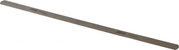 SPI - 0.5mm Thick x 1/2 Inch Wide x 12 Inch Leaf Length, Parallel Feeler Gage - High Carbon Steel - Americas Industrial Supply