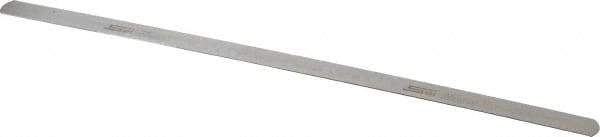 SPI - 0.55mm Thick x 1/2 Inch Wide x 12 Inch Leaf Length, Parallel Feeler Gage - High Carbon Steel - Americas Industrial Supply