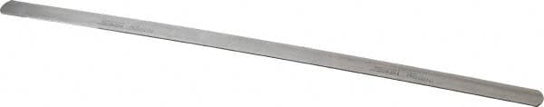 SPI - 0.85mm Thick x 1/2 Inch Wide x 12 Inch Leaf Length, Parallel Feeler Gage - High Carbon Steel - Americas Industrial Supply