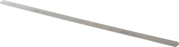 SPI - 0.9mm Thick x 1/2 Inch Wide x 12 Inch Leaf Length, Parallel Feeler Gage - High Carbon Steel - Americas Industrial Supply