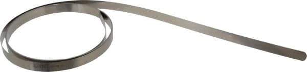 SPI - 0.08mm Thick x 10 Ft. Long x 1/2 Inch Wide, Feeler Stock Roll - High Carbon Steel - Americas Industrial Supply