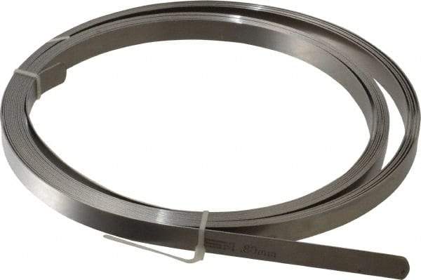 SPI - 0.8mm Thick x 25 Ft. Long x 1/2 Inch Wide, Feeler Stock Roll - High Carbon Steel - Americas Industrial Supply