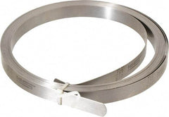 SPI - 0.018 Inch Thick x 25 Ft. Long x 1/2 Inch Wide, Feeler Stock Roll - High Carbon Steel - Americas Industrial Supply