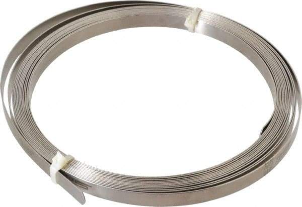 SPI - 0.04 Inch Thick x 25 Ft. Long x 1/2 Inch Wide, Feeler Stock Roll - High Carbon Steel - Americas Industrial Supply