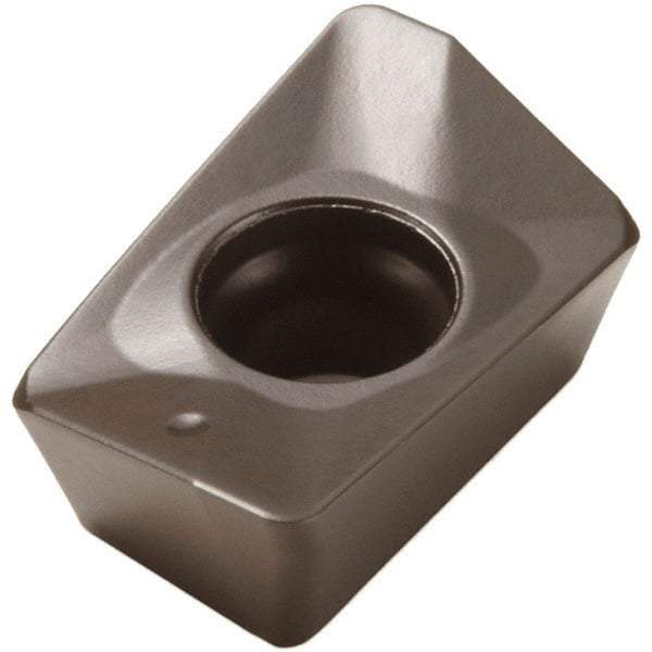 Seco - XOMX120408 M12 Grade MP2500 Carbide Milling Insert - TiCN/Al2O3 Finish, 0.163" Thick, 0.031" Corner Radius - Americas Industrial Supply