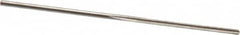 Made in USA - 0.0375" High Speed Steel 3 Flute Chucking Reamer - Straight Flute, 0.037" Straight Shank, 1/2" Flute Length, 1-1/2" OAL - Americas Industrial Supply