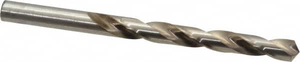 Hertel - 3/8" 118° High Speed Steel Jobber Drill - Bright Finish, Right Hand Cut, Spiral Flute, Straight Shank, 5" OAL, Standard Point - Americas Industrial Supply