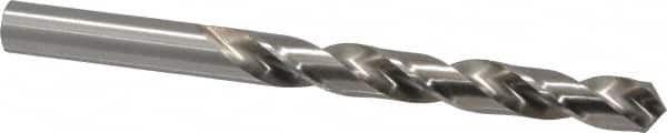 Hertel - 9/16" 118° High Speed Steel Jobber Drill - Bright Finish, Right Hand Cut, Spiral Flute, Straight Shank, 6-5/8" OAL, Standard Point - Americas Industrial Supply
