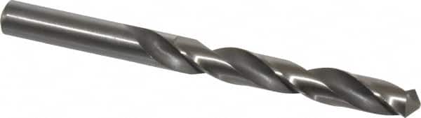 Hertel - 37/64" 118° High Speed Steel Jobber Drill - Bright Finish, Right Hand Cut, Spiral Flute, Straight Shank, 6-5/8" OAL, Standard Point - Americas Industrial Supply