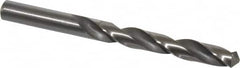 Hertel - 37/64" 118° High Speed Steel Jobber Drill - Bright Finish, Right Hand Cut, Spiral Flute, Straight Shank, 6-5/8" OAL, Standard Point - Americas Industrial Supply