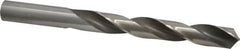 Hertel - 21/32" 118° High Speed Steel Jobber Drill - Bright Finish, Right Hand Cut, Spiral Flute, Straight Shank, 7-1/8" OAL, Standard Point - Americas Industrial Supply
