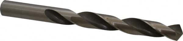 Hertel - 11/16" 118° High Speed Steel Jobber Drill - Bright Finish, Right Hand Cut, Spiral Flute, Straight Shank, 7-5/8" OAL, Standard Point - Americas Industrial Supply