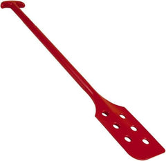 Remco - Red Polypropylene Mixing Paddle with Holes - 40" Overall Length - Americas Industrial Supply