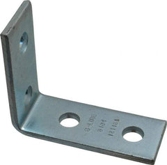 Cooper B-Line - Zinc Plated Carbon Steel 90° Strut Fitting - 1/2" Bolt, 4 Holes, Used with Cooper B Line Channel & Strut (All Sizes Except B62 & B72) - Americas Industrial Supply