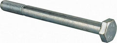 Value Collection - M10x1.50mm Metric Coarse, 110mm Length Under Head Hex Head Cap Screw - Partially Threaded, Grade 8.8 Steel, Zinc-Plated Finish, 17mm Hex - Americas Industrial Supply