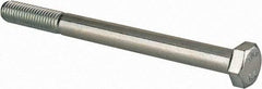 Value Collection - M12x1.75mm Metric Coarse, 140mm Length Under Head Hex Head Cap Screw - Partially Threaded, Grade 8.8 Steel, Zinc-Plated Finish, 19mm Hex - Americas Industrial Supply