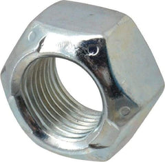 Value Collection - 5/8-18 UNF Grade C Hex Lock Nut with Distorted Thread - 15/16" Width Across Flats, Cadmium Clear-Plated Finish - Americas Industrial Supply