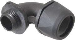 Murrplastik - 3/4" Trade, Nylon Compression Angled Liquidtight Conduit Connector - Noninsulated - Americas Industrial Supply