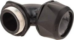 Murrplastik - 2" Trade, Nylon Compression Angled Liquidtight Conduit Connector - Noninsulated - Americas Industrial Supply