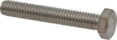 Value Collection - 5/16-18 UNC, 2" Length Under Head Hex Head Cap Screw - Fully Threaded, Grade 316 Stainless Steel, Uncoated, 1/2" Hex - Americas Industrial Supply