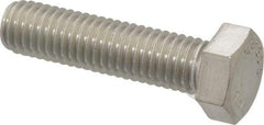Value Collection - 1/2-13 UNC, 2" Length Under Head Hex Head Cap Screw - Fully Threaded, Grade 316 Stainless Steel, Uncoated, 3/4" Hex - Americas Industrial Supply