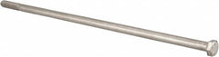 Value Collection - 3/8-16 UNC, 12" Length Under Head Hex Head Cap Screw - Partially Threaded, Grade 18-8 Stainless Steel, Uncoated, 9/16" Hex - Americas Industrial Supply