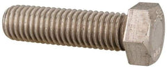 Value Collection - 9/16-12 UNC, 2" Length Under Head Hex Head Cap Screw - Grade 18-8 Stainless Steel, Uncoated, 13/16" Hex - Americas Industrial Supply