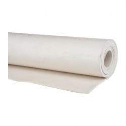 Made in USA - 36" Wide, 1/16" Thick, Buna-N Rubber Foam Sheet - 50 to 60 Durometer, White, -20 to 180°F, 1,000 to 1,200 psi Tensile Strength, Cut-to-Length - Americas Industrial Supply