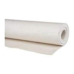 Made in USA - 36" Wide, 1/16" Thick, Buna-N Rubber Foam Sheet - 50 to 60 Durometer, White, -20 to 180°F, 1,000 to 1,200 psi Tensile Strength, Cut-to-Length - Americas Industrial Supply