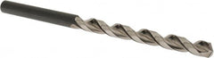 Guhring - #4 130° High Speed Steel Jobber Drill - Bright Finish, Right Hand Cut, Parabolic Flute, Straight Shank, 3-21/32" OAL, Standard Point - Americas Industrial Supply