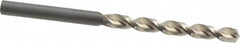 Guhring - #5 130° High Speed Steel Jobber Drill - Bright Finish, Right Hand Cut, Parabolic Flute, Straight Shank, 3-3/8" OAL, Standard Point - Americas Industrial Supply