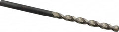 Guhring - #27 130° High Speed Steel Jobber Drill - Bright Finish, Right Hand Cut, Parabolic Flute, Straight Shank, 2-3/4" OAL, Standard Point - Americas Industrial Supply