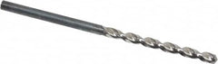 Guhring - #38 130° High Speed Steel Jobber Drill - Bright Finish, Right Hand Cut, Parabolic Flute, Straight Shank, 2-1/4" OAL, Standard Point - Americas Industrial Supply