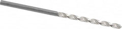 Guhring - #42 130° High Speed Steel Jobber Drill - Bright Finish, Right Hand Cut, Parabolic Flute, Straight Shank, 2-1/4" OAL, Standard Point - Americas Industrial Supply