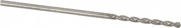 Guhring - #56 130° High Speed Steel Jobber Drill - Bright Finish, Right Hand Cut, Parabolic Flute, Straight Shank, 1-7/16" OAL, Standard Point - Americas Industrial Supply