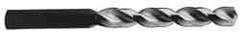 Guhring - 9/16" 130° High Speed Steel Jobber Drill - Bright Finish, Right Hand Cut, Parabolic Flute, Straight Shank, 6-5/8" OAL, Standard Point - Americas Industrial Supply