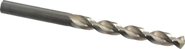 Guhring - Letter T 130° High Speed Steel Jobber Drill - Bright Finish, Right Hand Cut, Parabolic Flute, Straight Shank, 4-29/32" OAL, Standard Point - Americas Industrial Supply