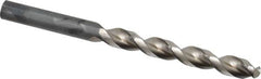 Guhring - Letter U 130° High Speed Steel Jobber Drill - Bright Finish, Right Hand Cut, Parabolic Flute, Straight Shank, 4-29/32" OAL, Standard Point - Americas Industrial Supply