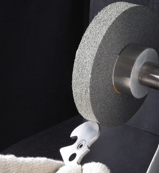 Standard Abrasives - 8" Diam, 3" Center Hole, Fine Grade, Silicon Carbide Deburring Wheel - Americas Industrial Supply