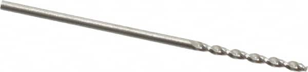 Guhring - 1.15mm 130° High Speed Steel Jobber Drill - Bright Finish, Right Hand Cut, Parabolic Flute, Straight Shank, 1-27/64" OAL, Standard Point - Americas Industrial Supply