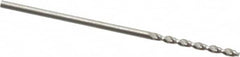 Guhring - 1.15mm 130° High Speed Steel Jobber Drill - Bright Finish, Right Hand Cut, Parabolic Flute, Straight Shank, 1-27/64" OAL, Standard Point - Americas Industrial Supply