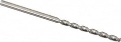 Guhring - 2.1mm 130° High Speed Steel Jobber Drill - Bright Finish, Right Hand Cut, Parabolic Flute, Straight Shank, 1-59/64" OAL, Standard Point - Americas Industrial Supply