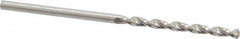 Guhring - 2.15mm 130° High Speed Steel Jobber Drill - Bright Finish, Right Hand Cut, Parabolic Flute, Straight Shank, 2-3/32" OAL, Standard Point - Americas Industrial Supply