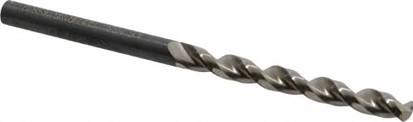 Guhring - 4.6mm 130° High Speed Steel Jobber Drill - Bright Finish, Right Hand Cut, Parabolic Flute, Straight Shank, 3-5/32" OAL, Standard Point - Americas Industrial Supply