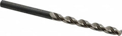 Guhring - 4.6mm 130° High Speed Steel Jobber Drill - Bright Finish, Right Hand Cut, Parabolic Flute, Straight Shank, 3-5/32" OAL, Standard Point - Americas Industrial Supply
