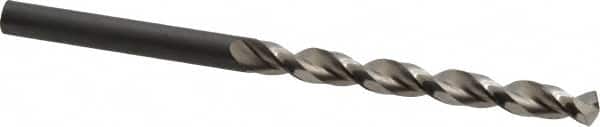 Guhring - 5mm 130° High Speed Steel Jobber Drill - Bright Finish, Right Hand Cut, Parabolic Flute, Straight Shank, 3-25/64" OAL, Standard Point - Americas Industrial Supply